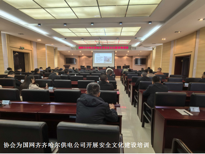 协会为国网齐齐哈尔供电公司开展安全文化建设培训